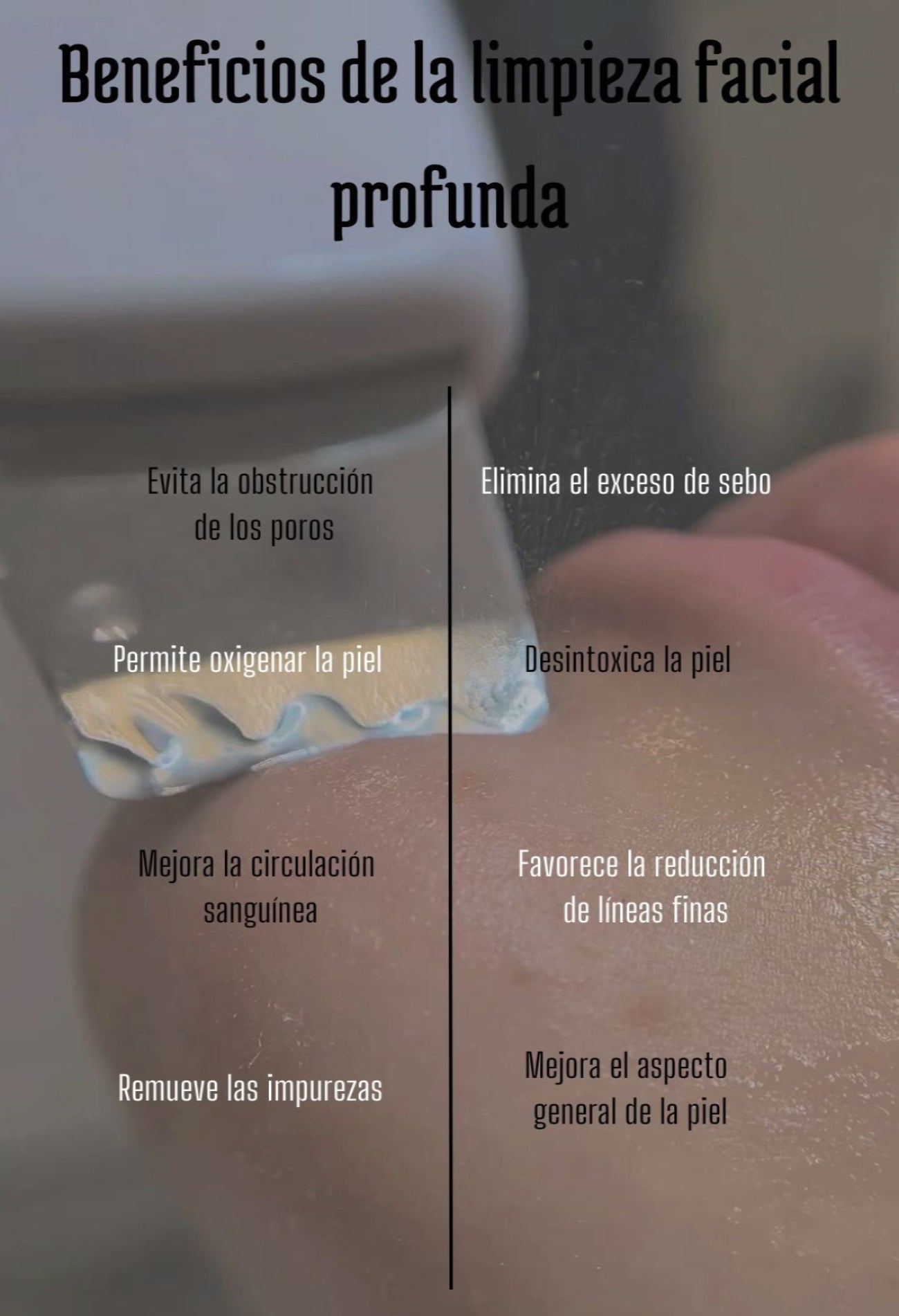 Paleta Ultrasónica Exfoliante 3 en 1 🤩